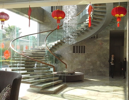 旋转楼梯施工展示图